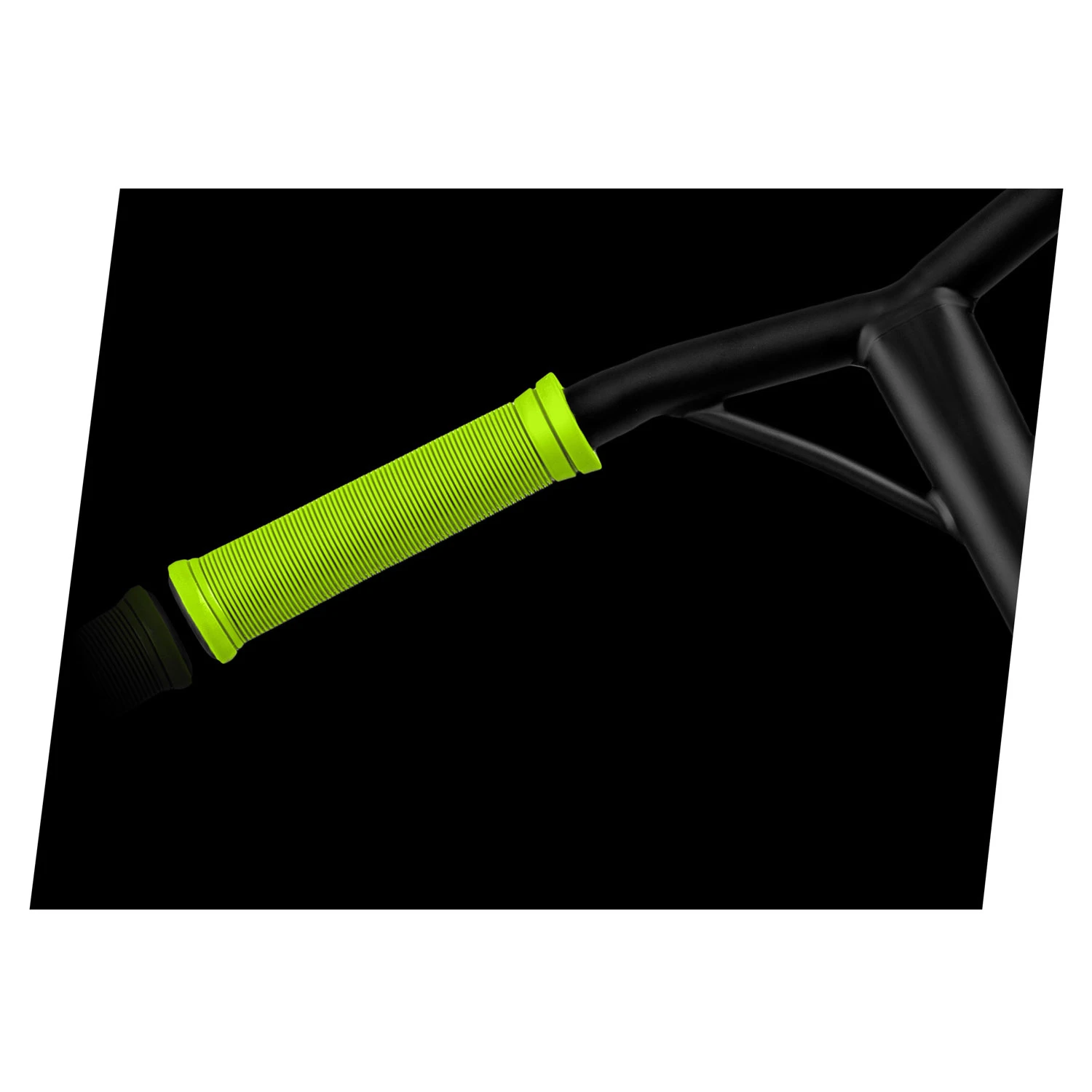 Gripy na kolobežku 142 x 35 mm limetkové 2 ks – Obrázok 3