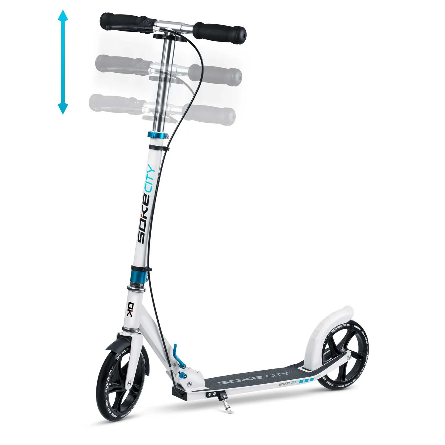 Kolobežka SOKE CITY biela – Obrázok 5