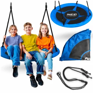 Hojdačka Neo-Sport Swingo 110 cm, tvar vrany
