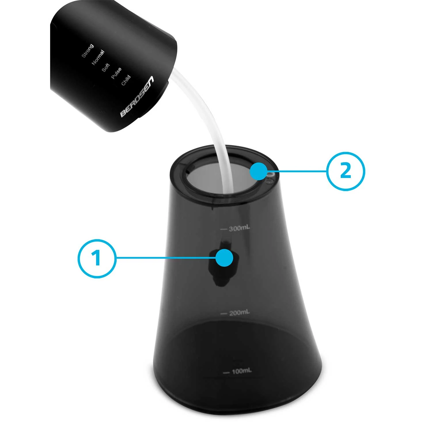 Berdsen BD-201 Bezdrôtový zubný irigátor – Obrázok 2