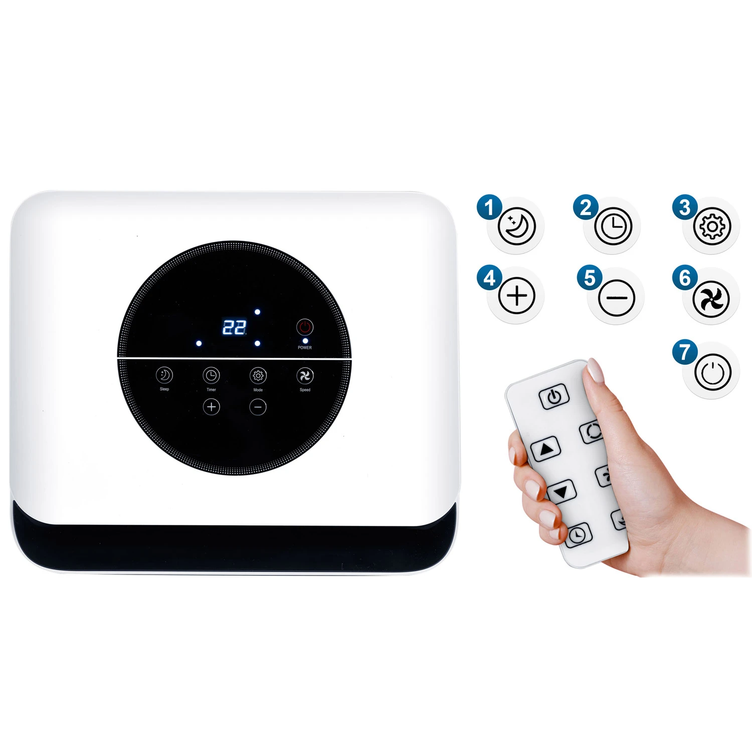 Prenosná klimatizácia Berdsen BD-580 10000 BTU – Obrázok 5