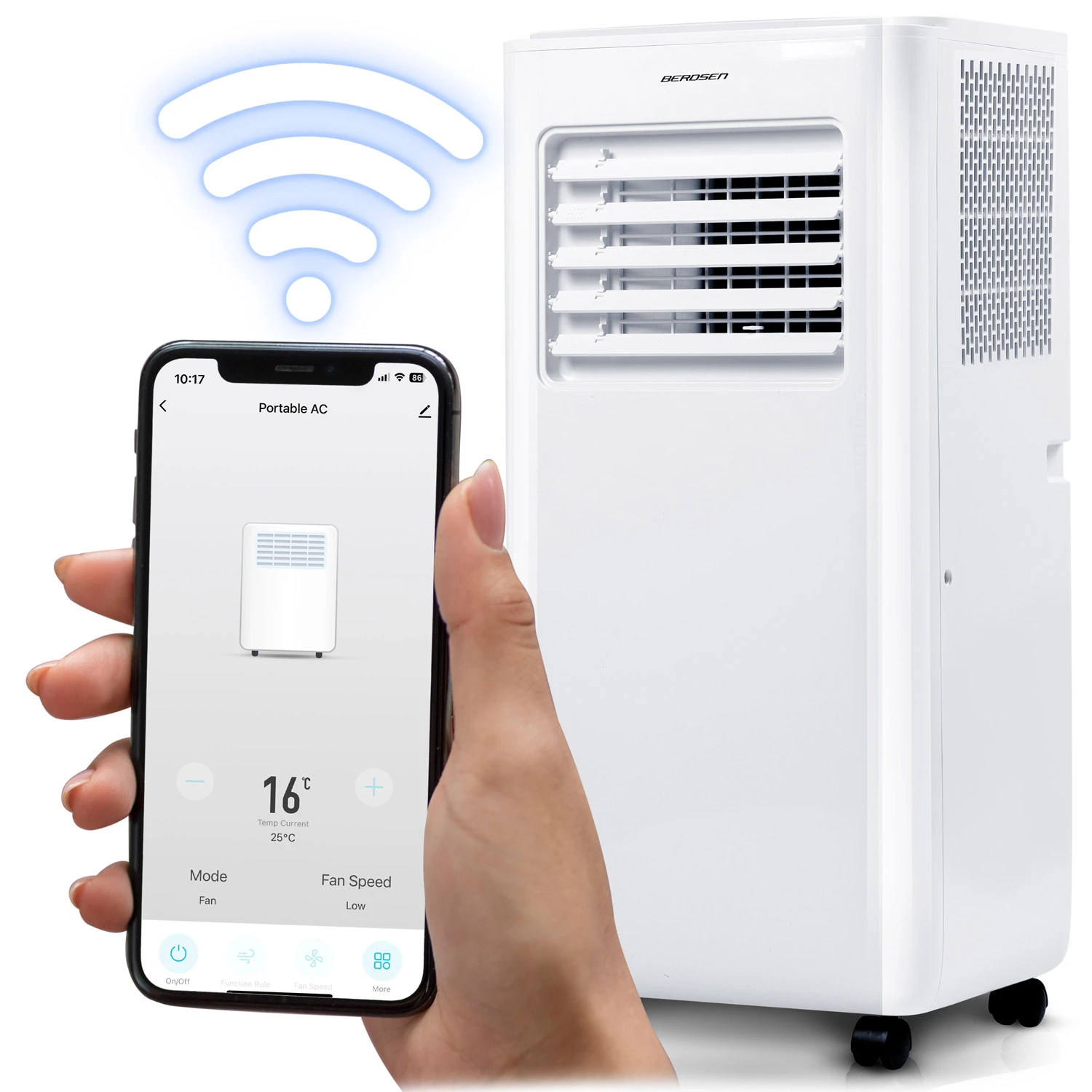 Prenosná klimatizácia Berdsen BD-580 10000 BTU – Obrázok 4