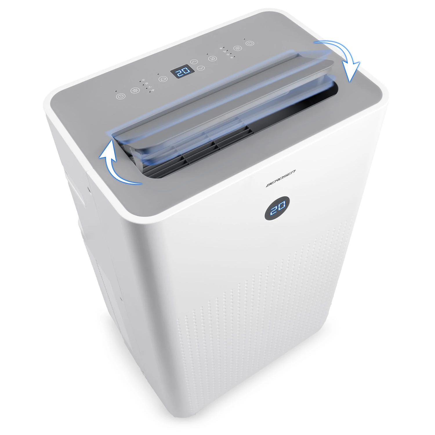 Prenosná klimatizácia 14000 BTU odvlhčovač s kúrením WiFi 37l/24h Berdsen BD-583 – Obrázok 5