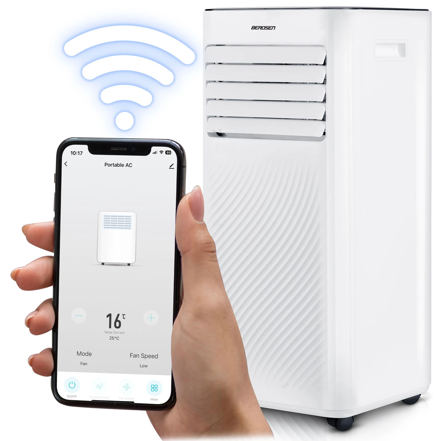 Prenosná klimatizácia Berdsen BD-582 s výkonom 9000 BTU – Obrázok 3