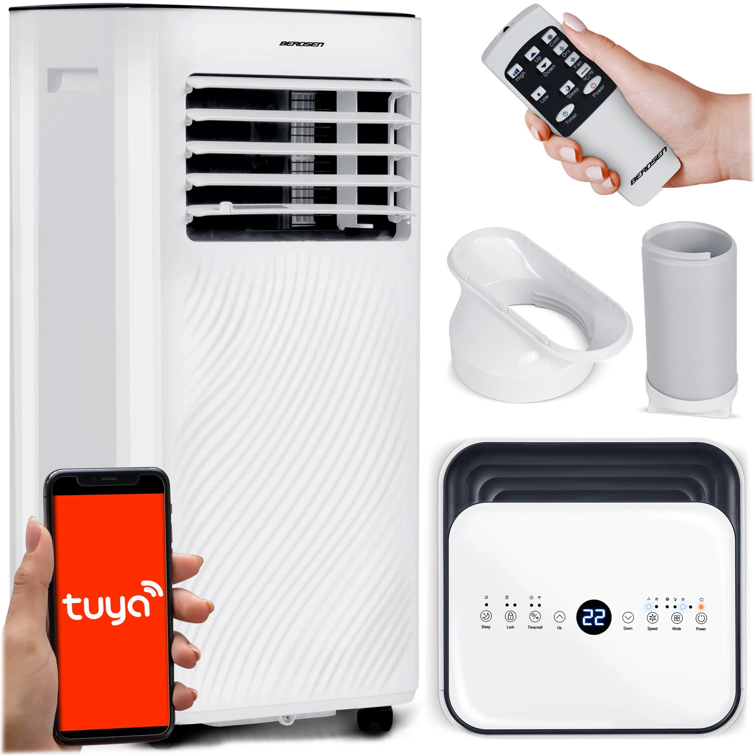 Prenosná klimatizácia Berdsen BD-582 s výkonom 9000 BTU