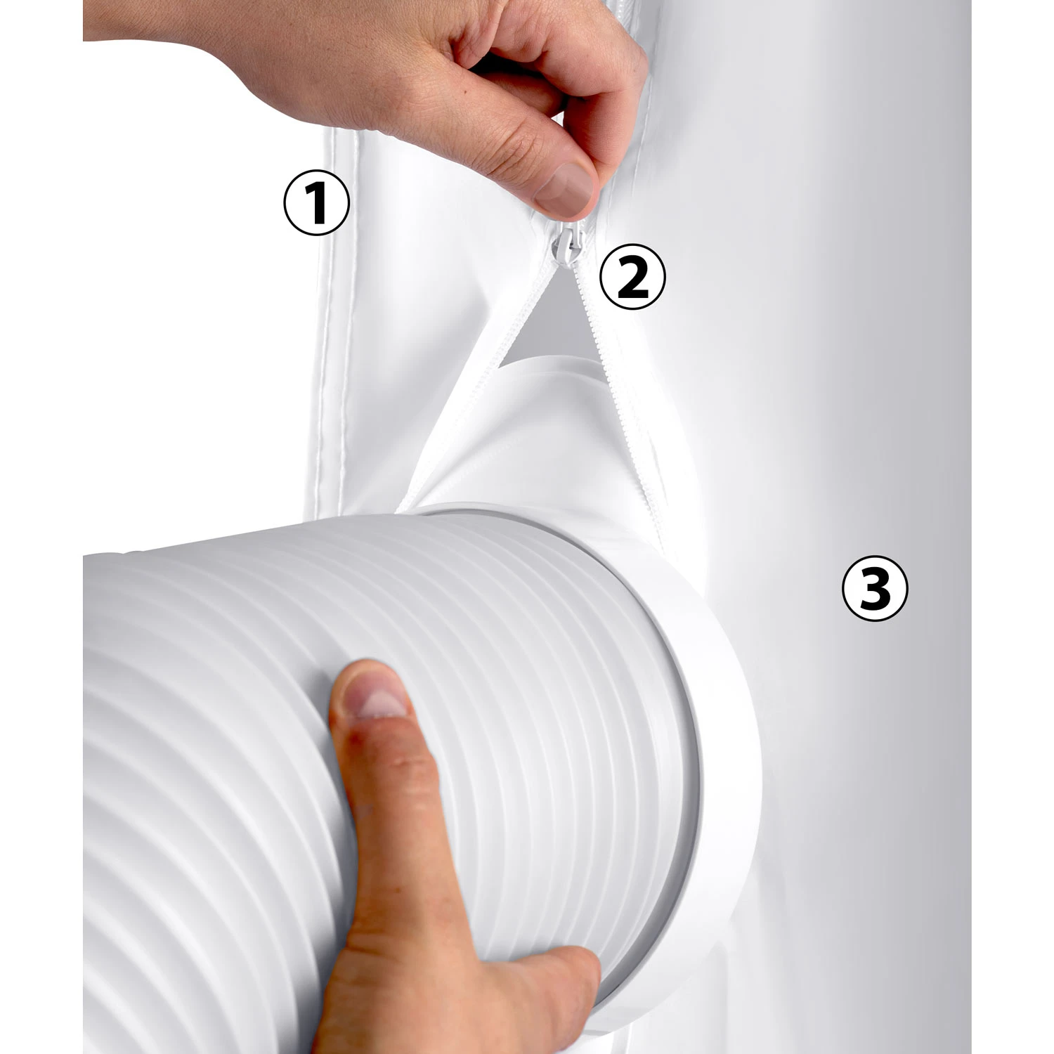 Prenosná klimatizácia Berdsen BD-580 s tesnením okna 10 000 BTU – Obrázok 10