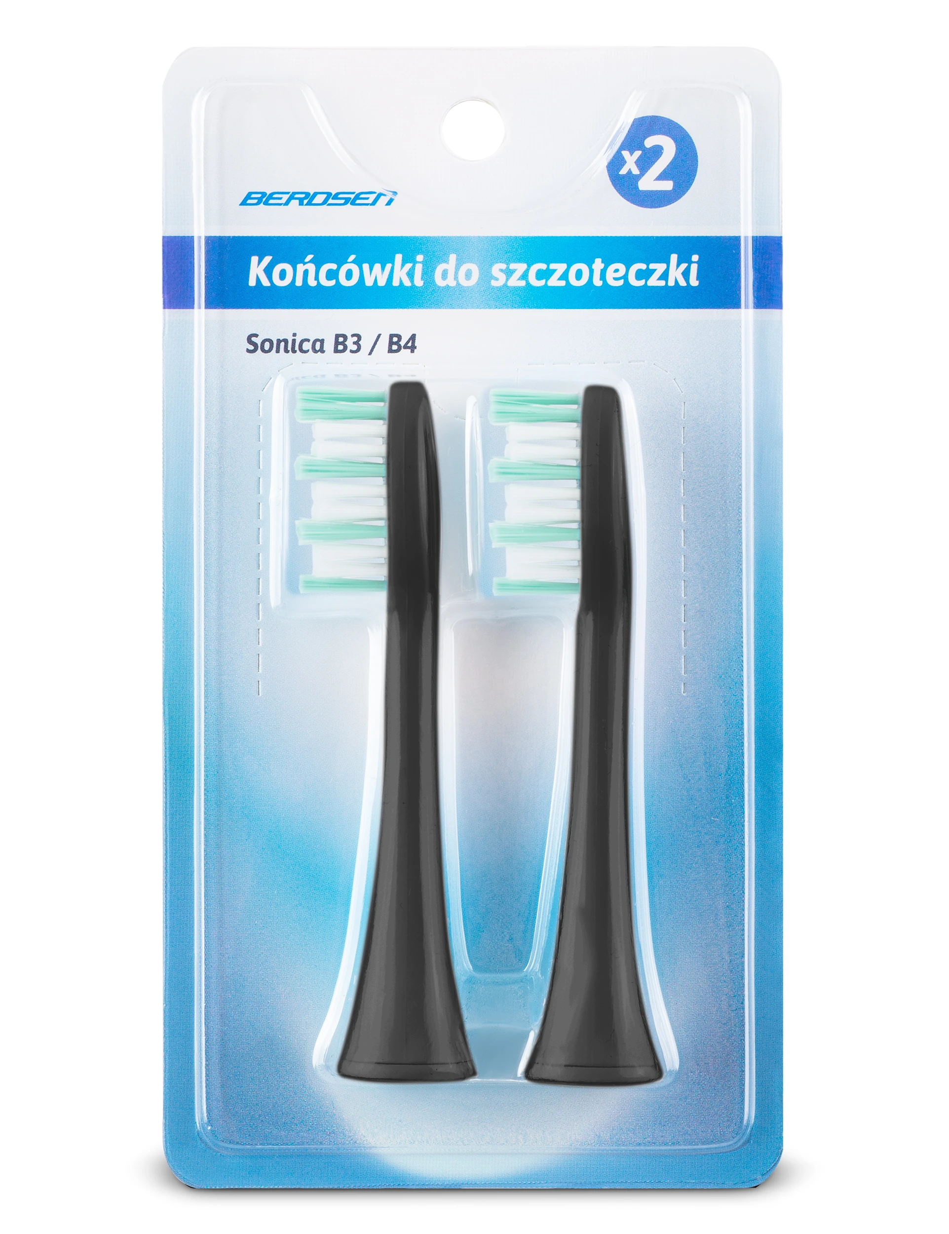 Hlavice sonickej zubnej kefky Berdsen B3, 2 ks