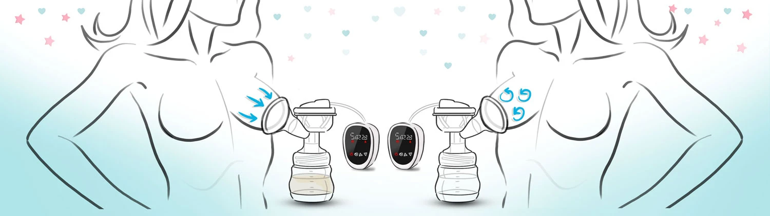 Dvojfázová elektrická odsávačka mlieka Berdsen 5904 – Obrázok 6