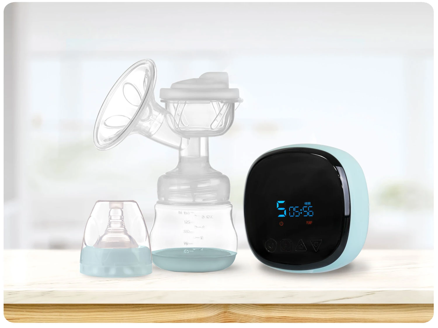 Dvojfázová elektrická odsávačka mlieka Berdsen 5904 – Obrázok 2