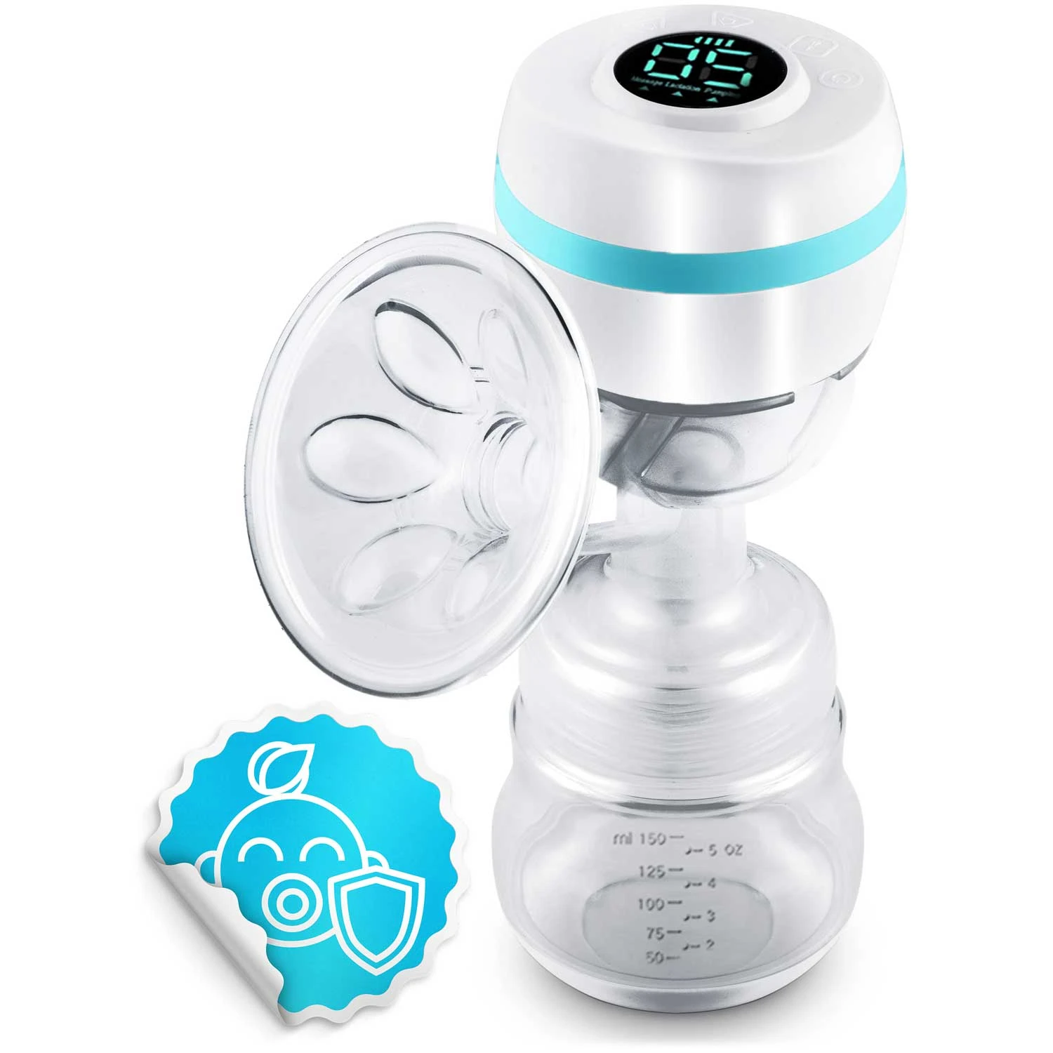 Dvojfázová elektrická odsávačka mlieka Berdsen BL-901 – Obrázok 4