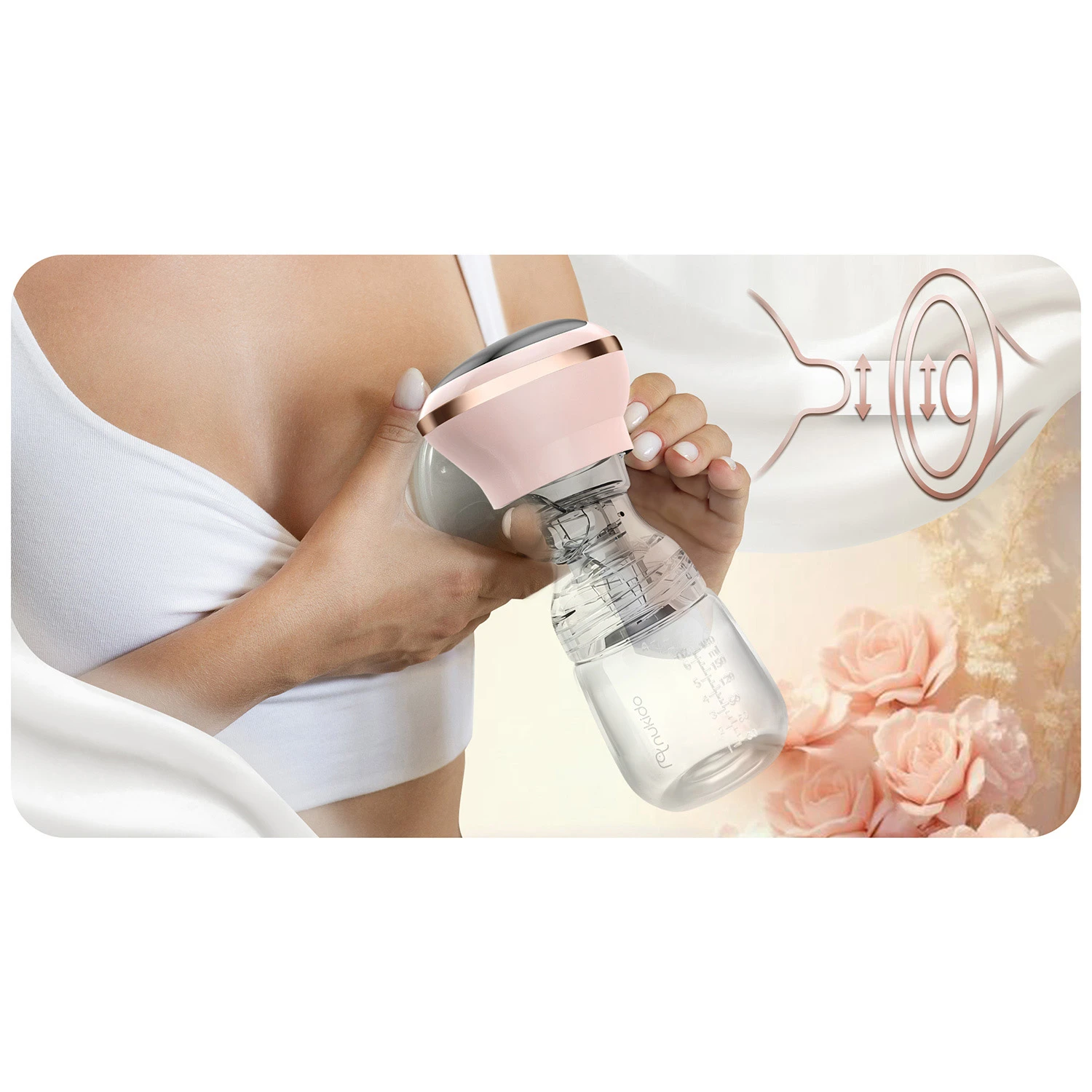 Trojfázová elektrická odsávačka mlieka Nukido NK-960 – Obrázok 7