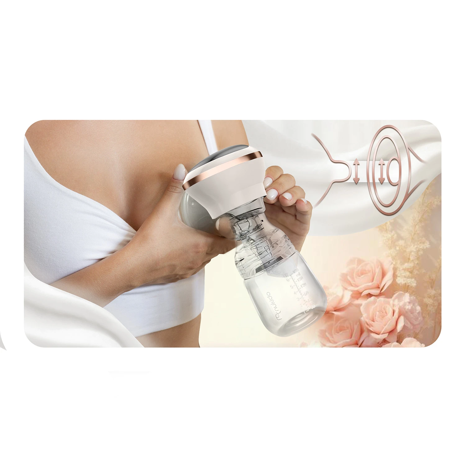 Trojfázová elektrická odsávačka mlieka Nukido NK-960 – Obrázok 7