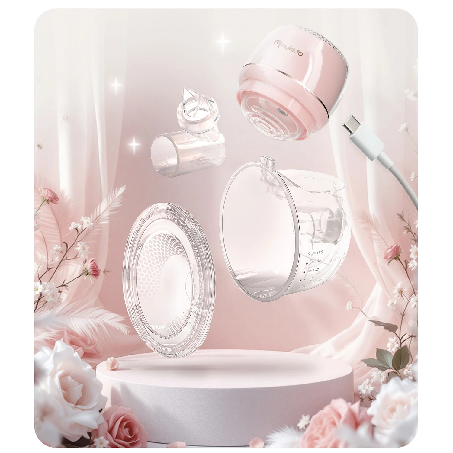 Trojfázová elektrická odsávačka mlieka Nukido NK-963 – Obrázok 8