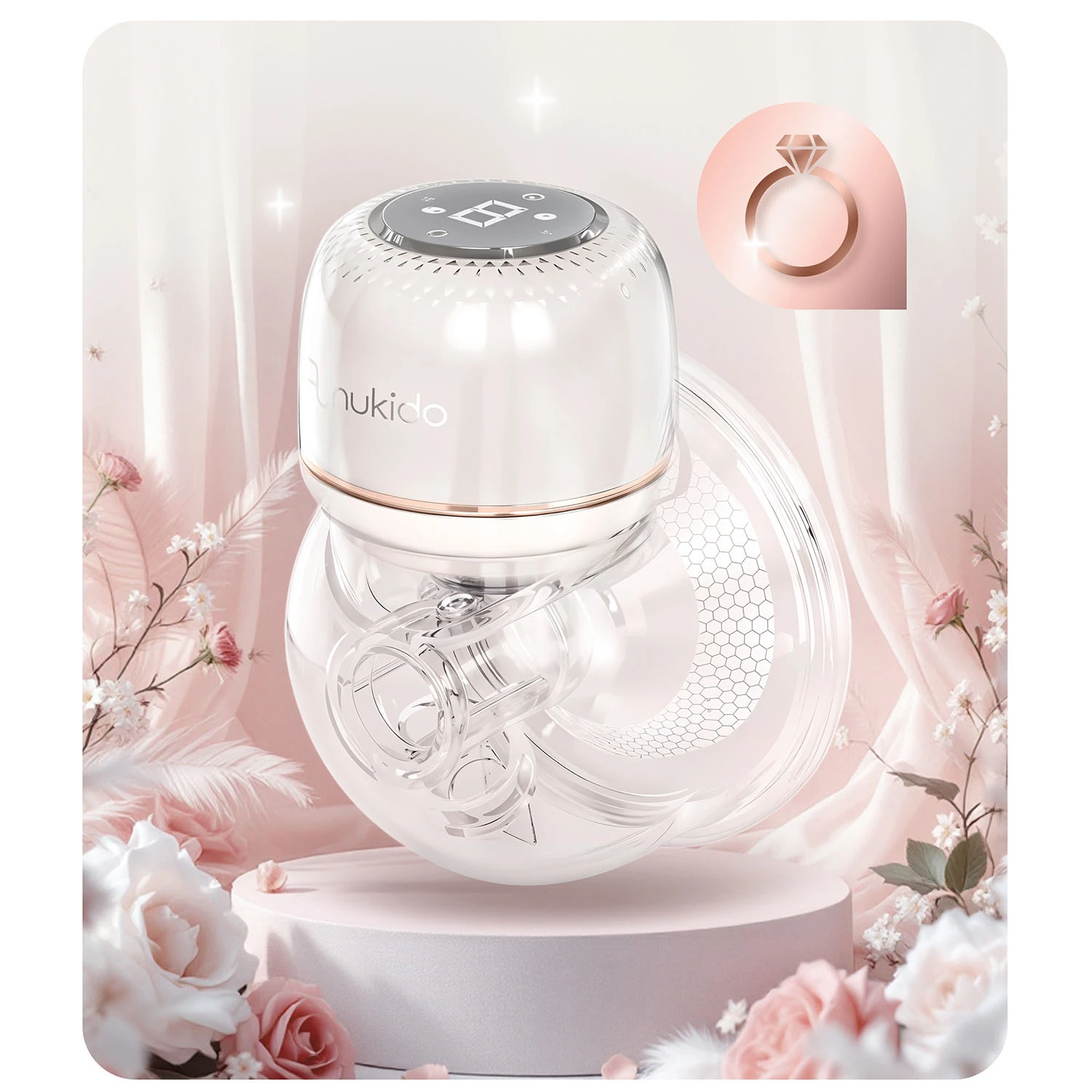 Trojfázová elektrická odsávačka mlieka Nukido NK-963 – Obrázok 8