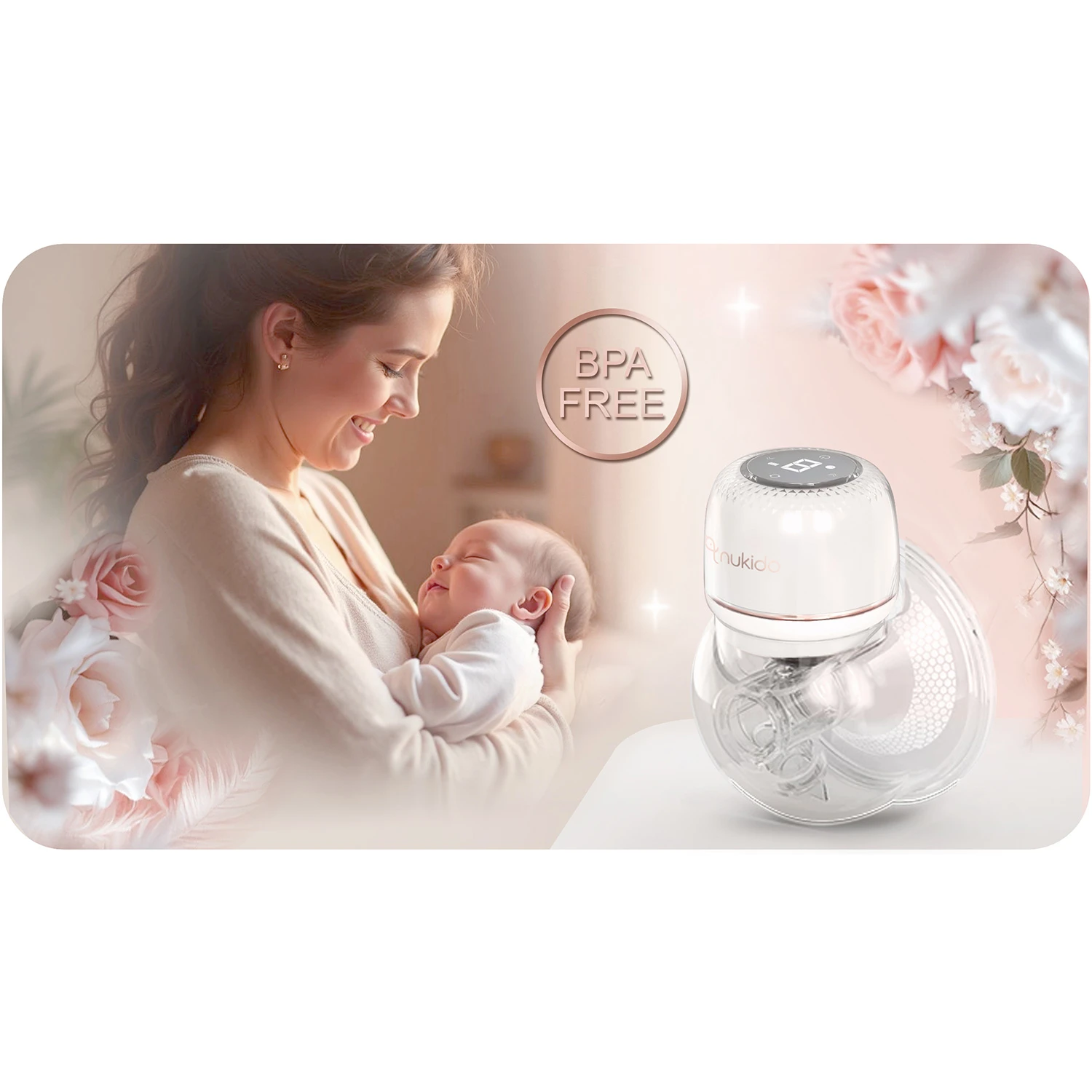 Trojfázová elektrická odsávačka mlieka Nukido NK-963 – Obrázok 5