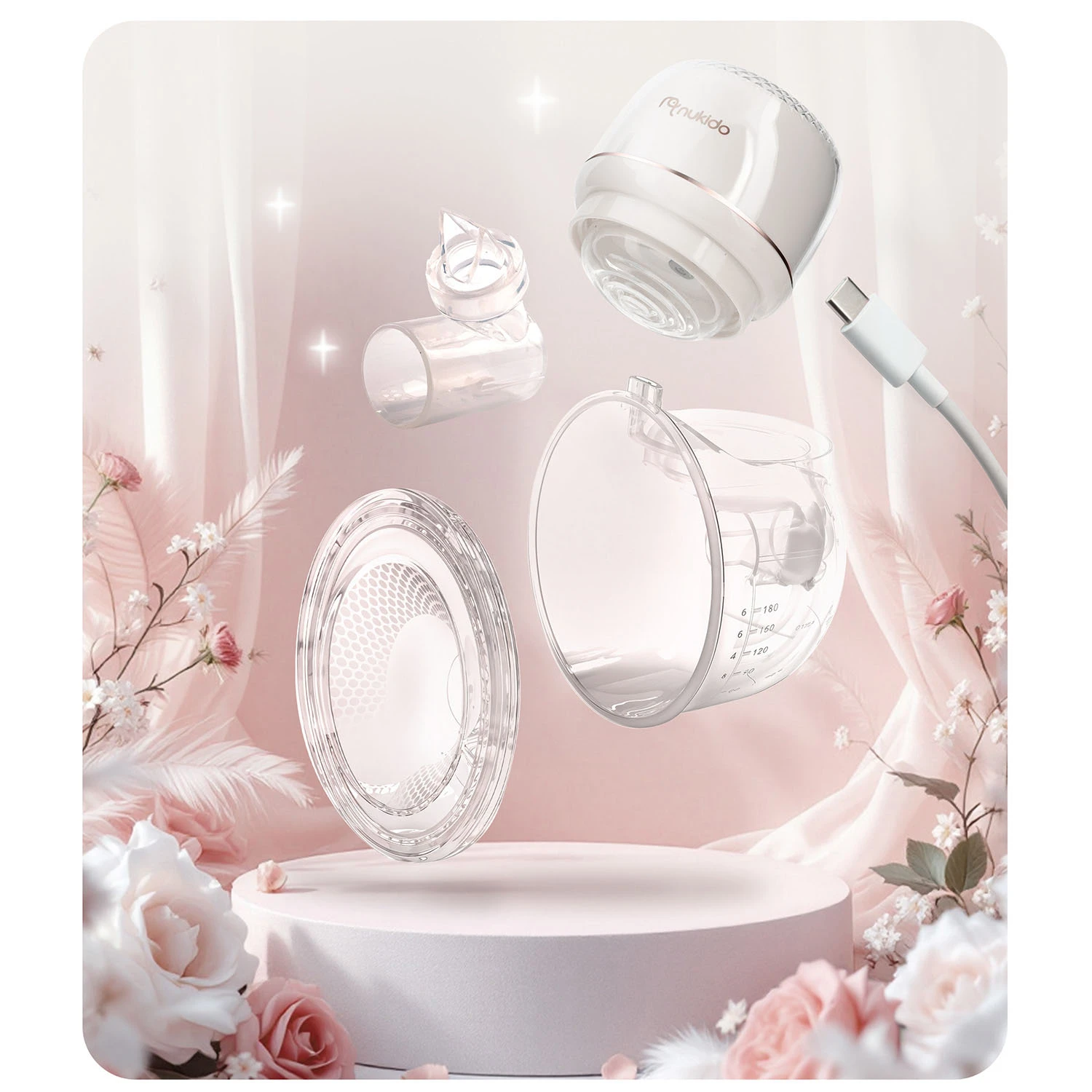 Trojfázová elektrická odsávačka mlieka Nukido NK-963 – Obrázok 7