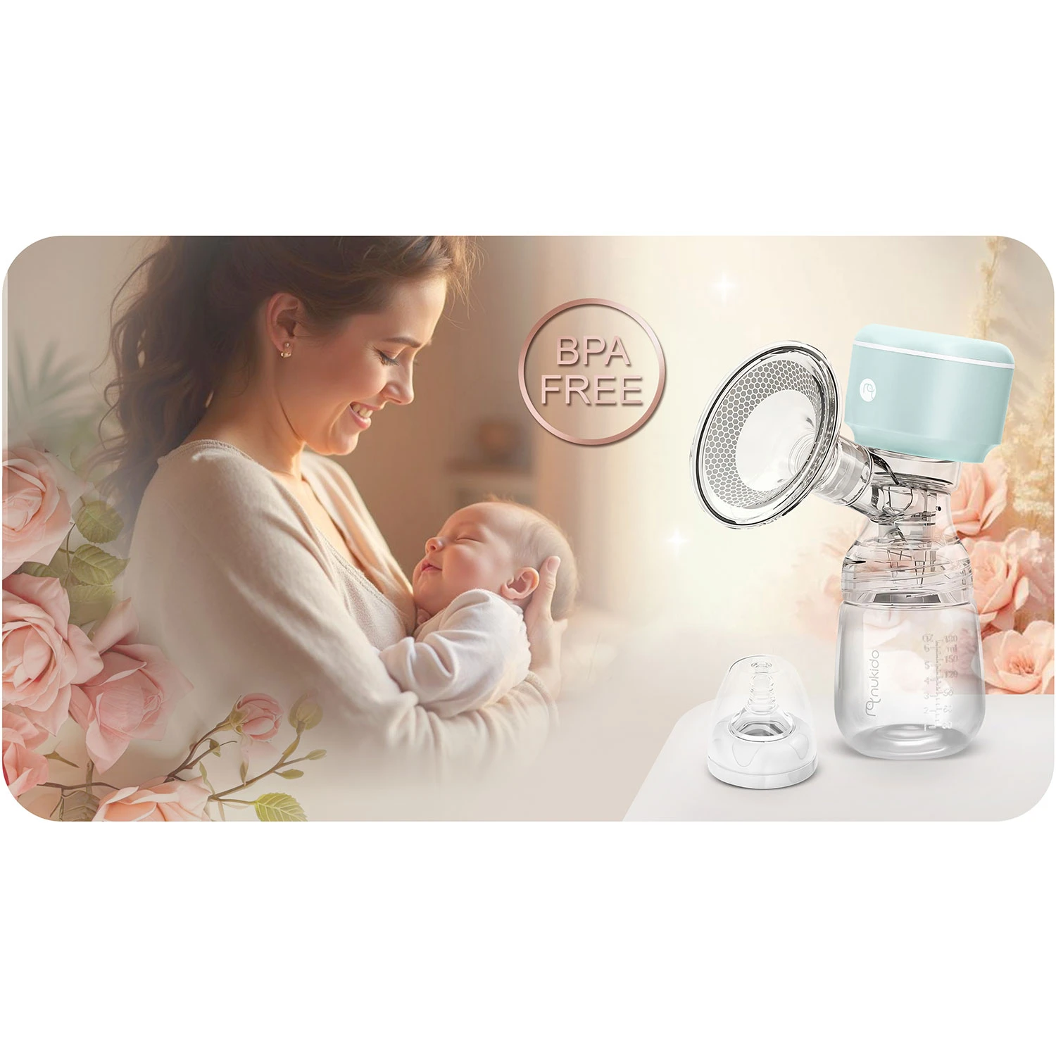 Trojfázová elektrická odsávačka mlieka Nukido NK-962 – Obrázok 7