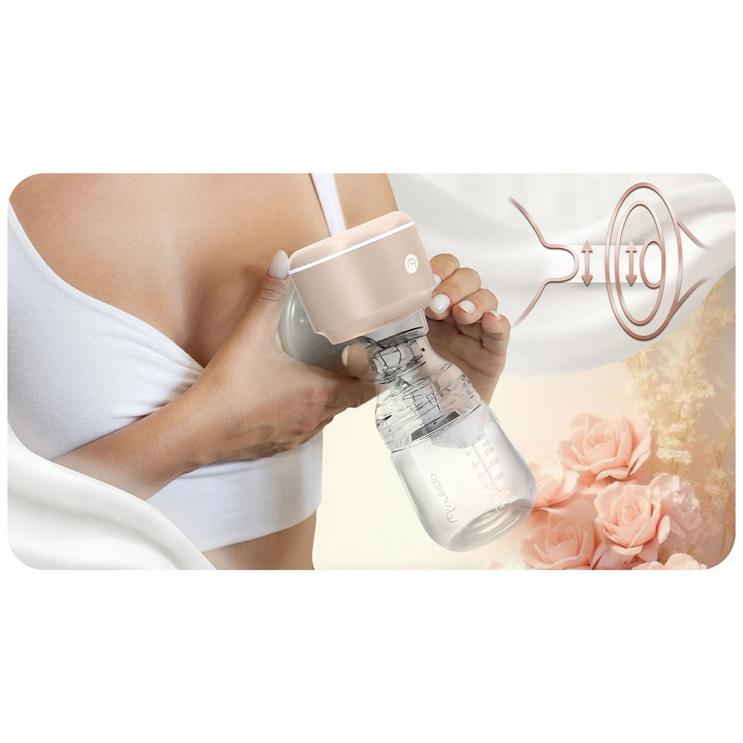 Trojfázová elektrická odsávačka mlieka Nukido NK-962 – Obrázok 9