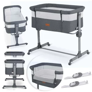 Skladacia cestovná postieľka s prístelkou Nukido NK-243