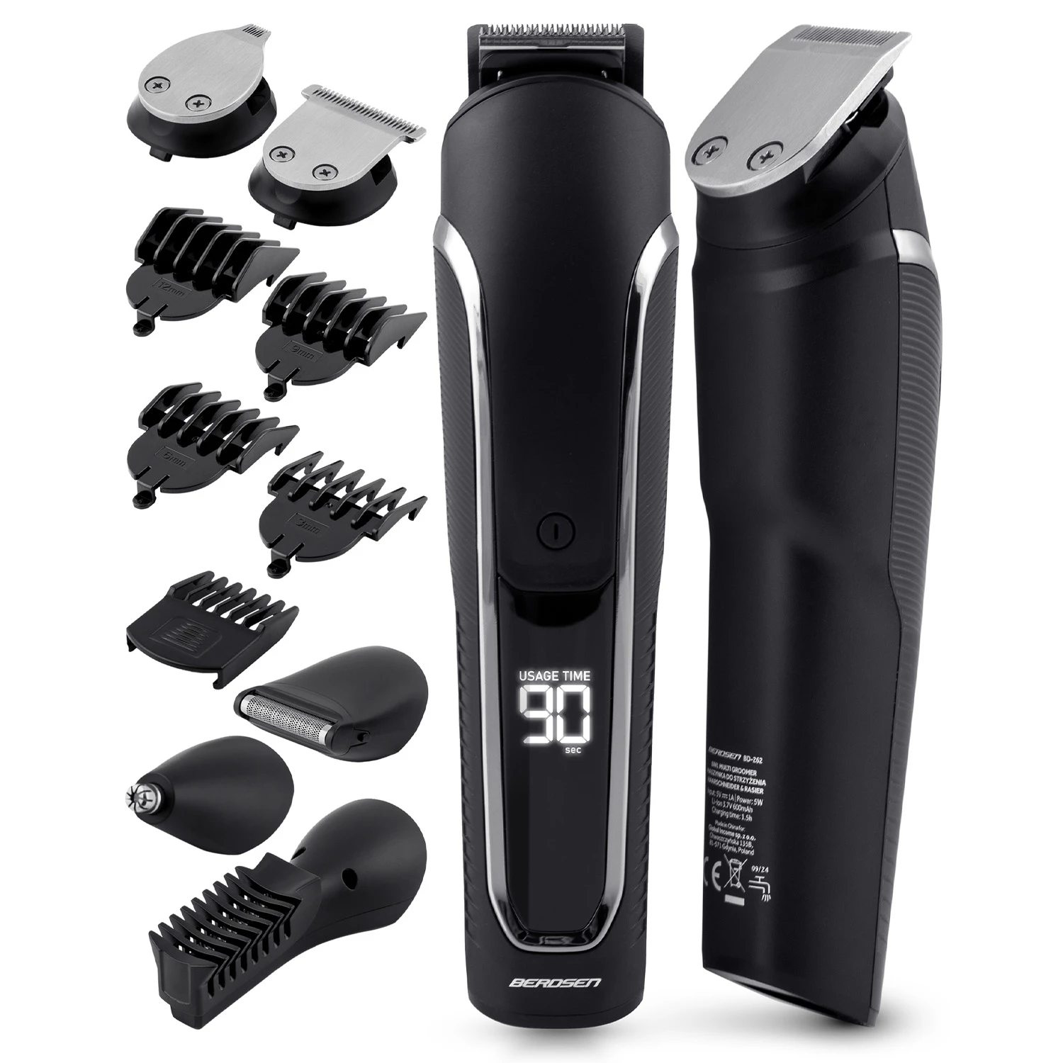 Strihač vlasov Berdsen BD-262 čierny – Obrázok 5