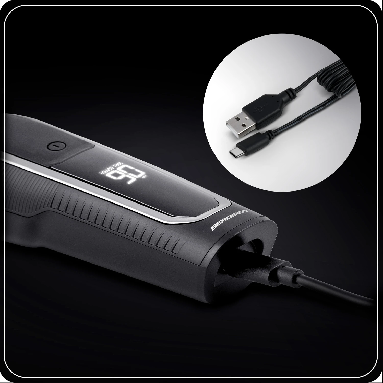 Strihač vlasov Berdsen BD-262 čierny – Obrázok 4