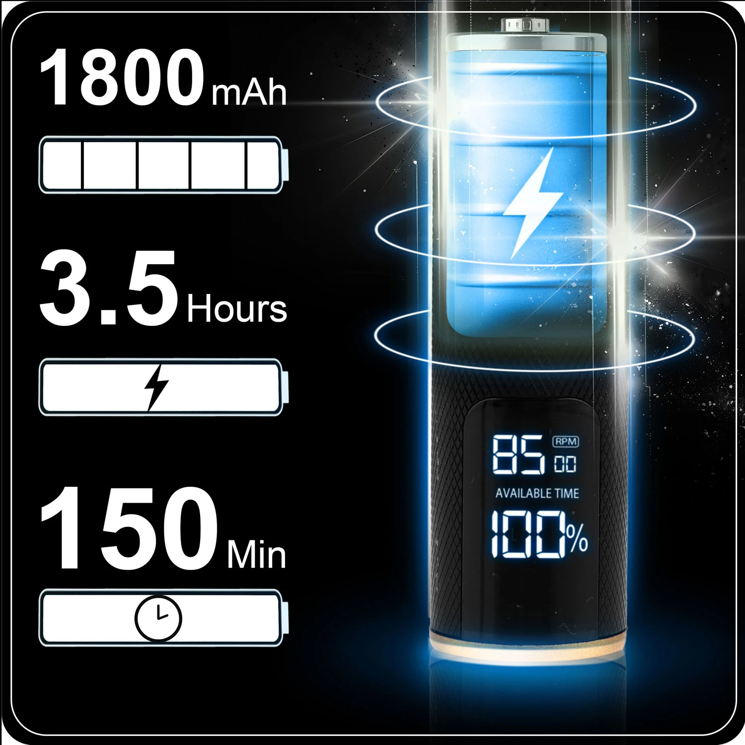 Strihač vlasov Berdsen BD-260 čierny – Obrázok 4