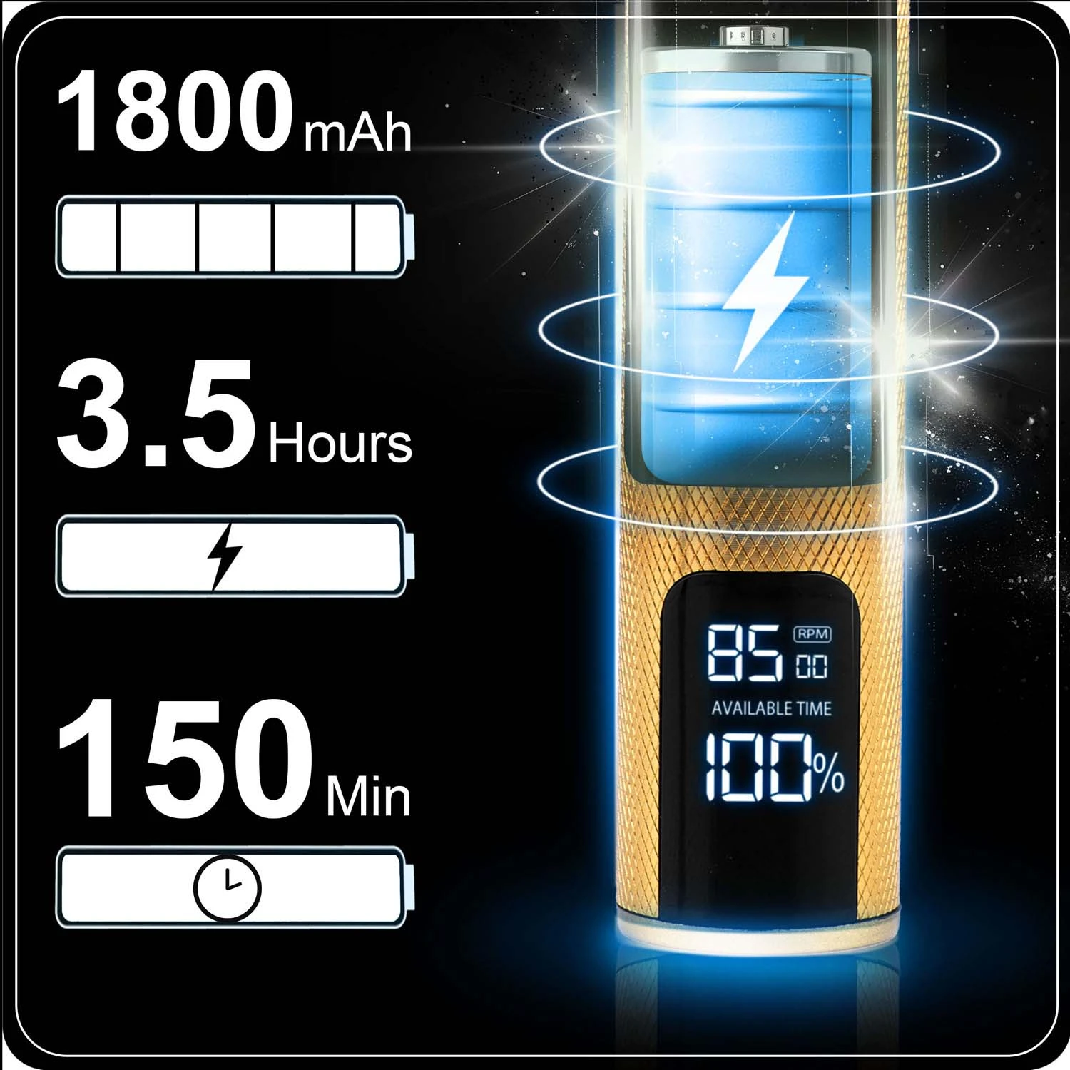 Zastrihávač vlasov Berdsen BD-260 Gold – Obrázok 4
