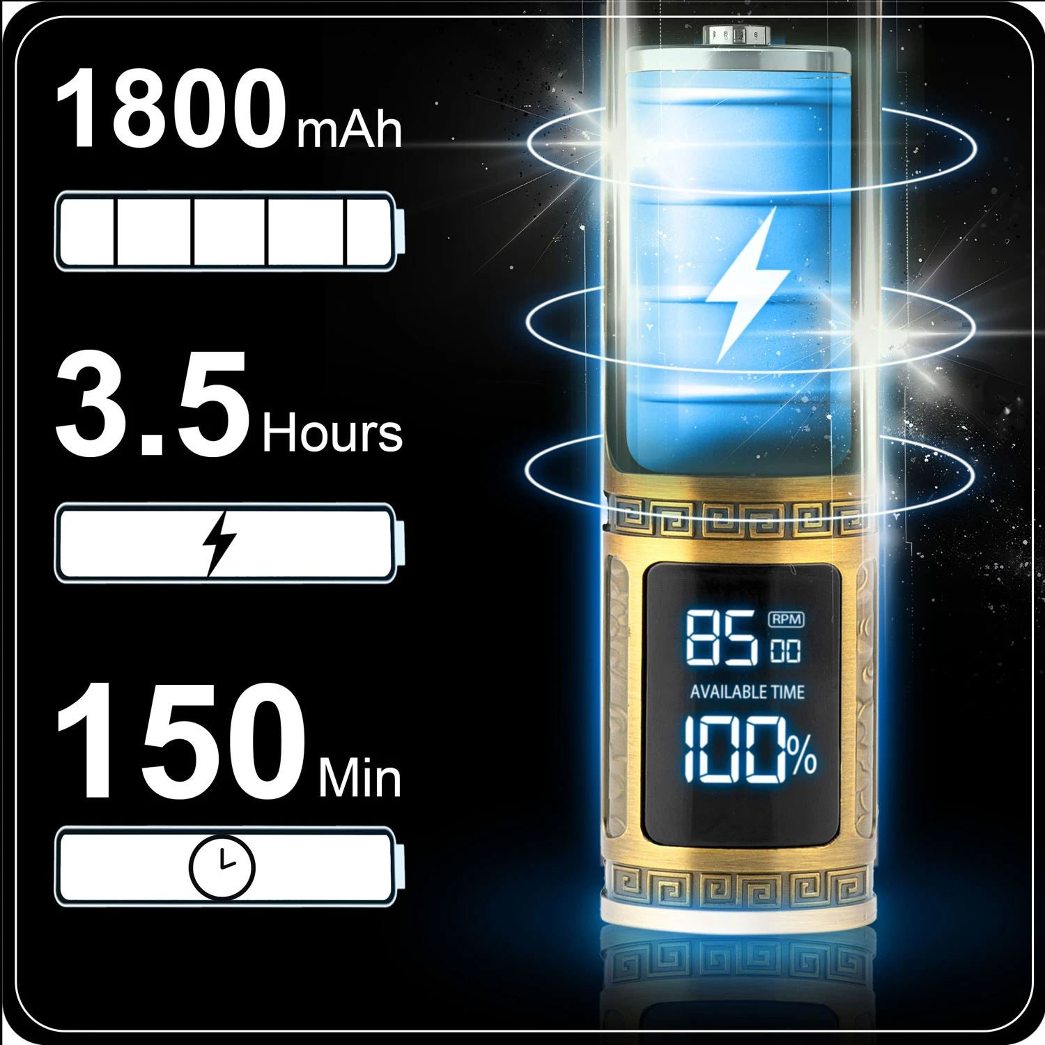 Zastrihávač vlasov Berdsen BD-261 Gold Lion – Obrázok 3