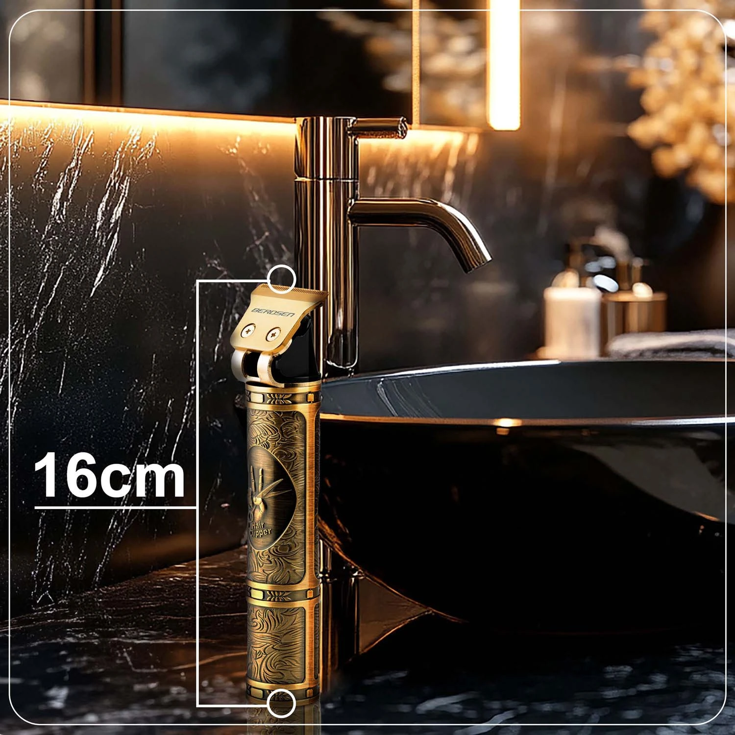 Zastrihávač vlasov Berdsen BD-261 Gold Barber – Obrázok 6