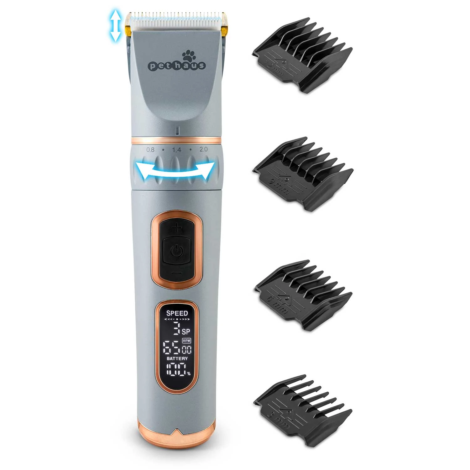 Strihač zvierat Pethaus PH-100 šedý – Obrázok 6