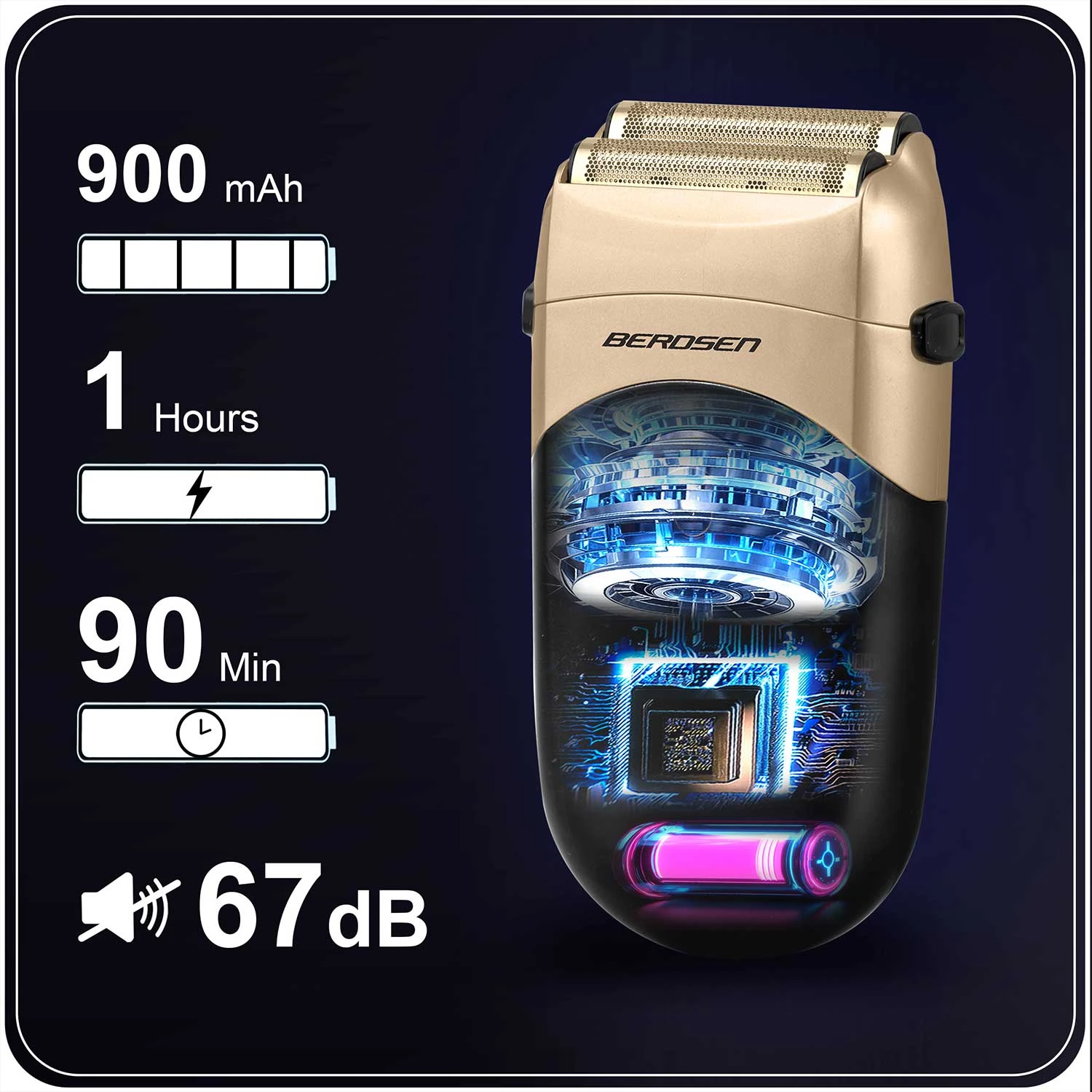 Fóliový stroj Berdsen BD-266 čierny a zlatý – Obrázok 2