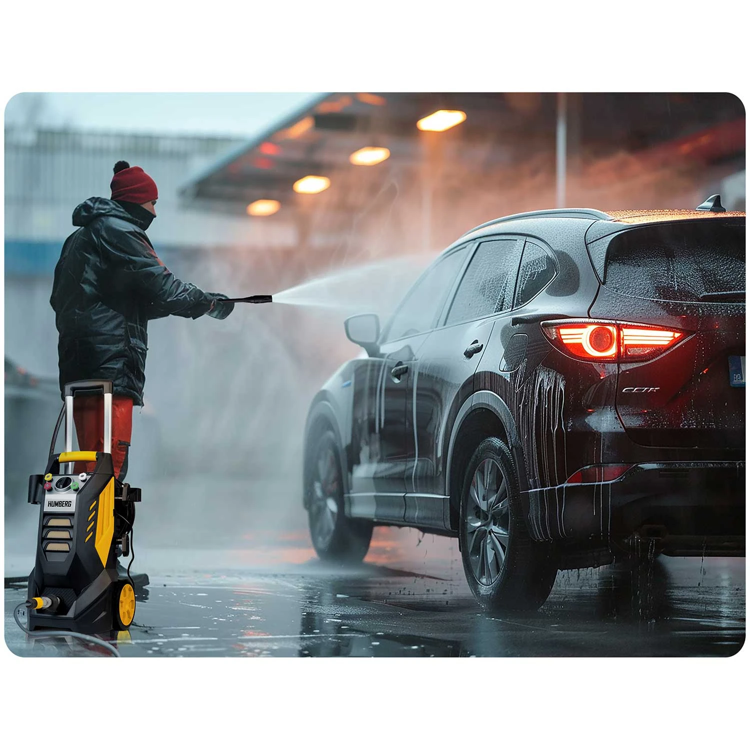 Humberg HM-302 2500W valcový vysokotlakový čistič – Obrázok 8