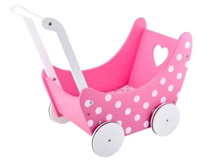 Drevený kočík pre bábiky retro ZA2250