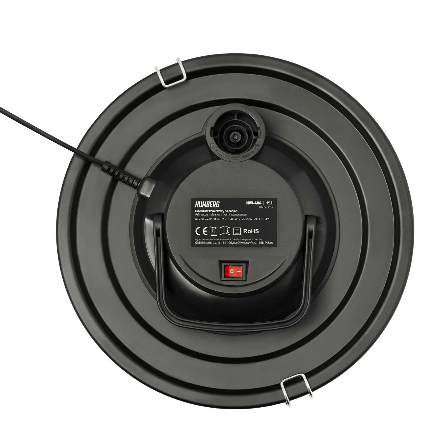 Vysávač popola z krbu 15L 1200W HM-404 – Obrázok 5