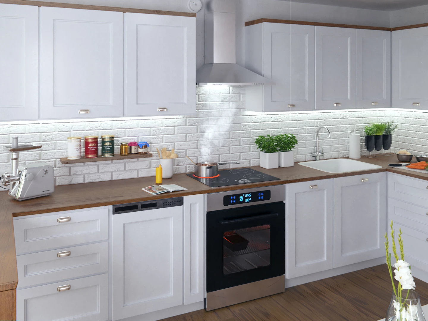 Berdsen BT-213 INOX digestor s komínovým prierezom 60 cm – Obrázok 5