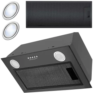 Digestor pod skrinku 52 cm čierny BE-50