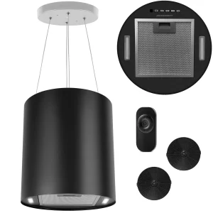 Závesný kuchynský digestor 35 cm čierny BT-227