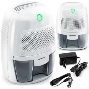 Odvlhčovač vzduchu Berdsen BR-50B biely - pohlcovač vlhkosti s adaptérom do auta