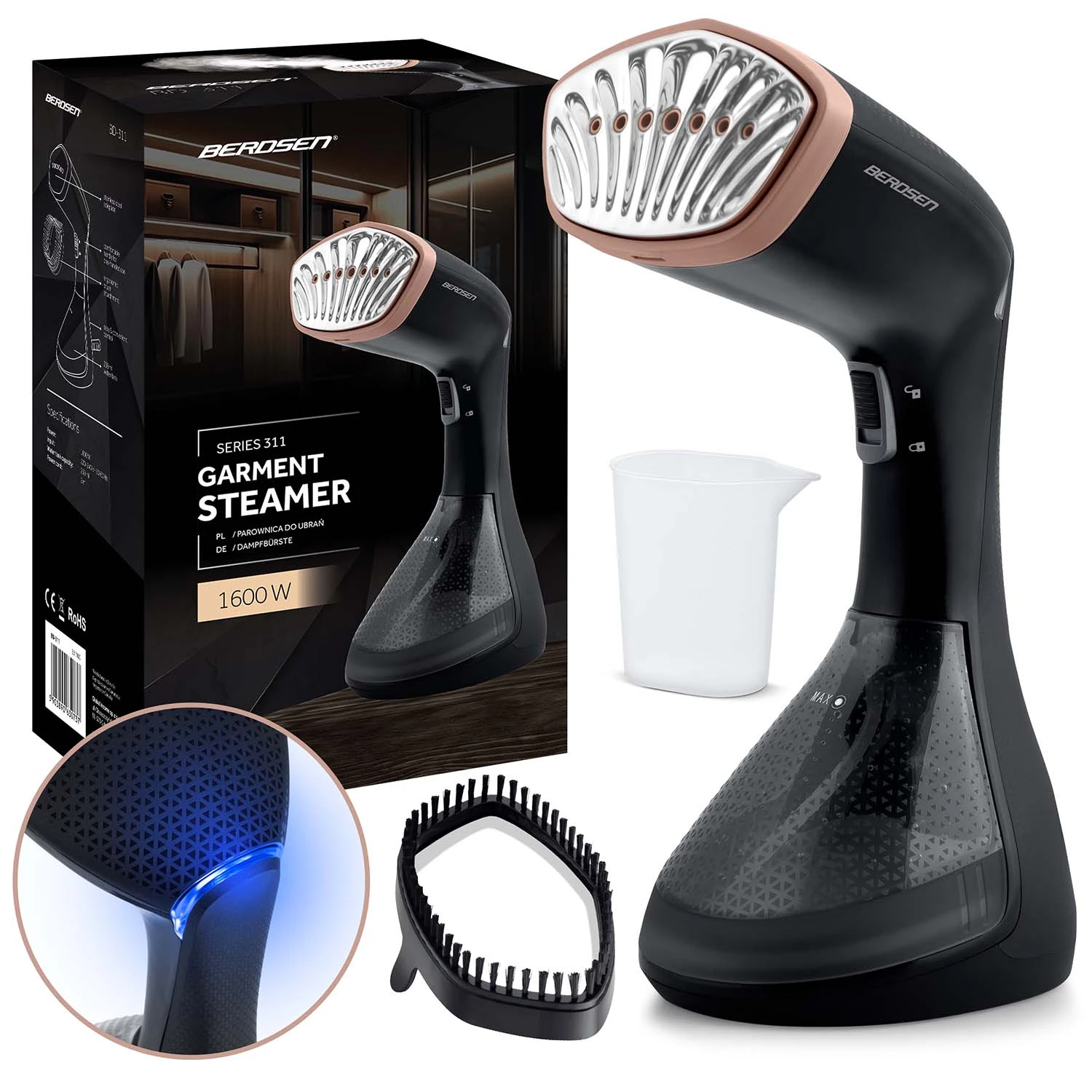 Naparovač odevov Berdsen BD-311 s výkonom 1600 W – Obrázok 9