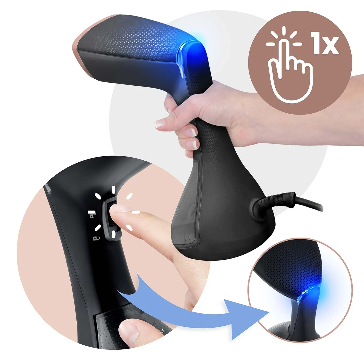 Naparovač odevov Berdsen BD-311 s výkonom 1600 W – Obrázok 4