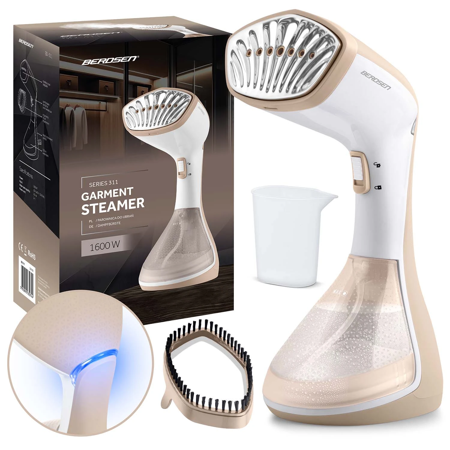 Naparovač odevov Berdsen BD-311 s výkonom 1600 W – Obrázok 9