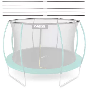 Trampolínová sieť, kruhový tvar C, 374 cm, 12 stôp, Neo-sport