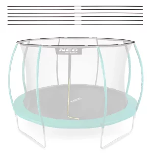 Trampolínová sieť, kruhový tvar C, 435 cm, 14 stôp, Neo-sport