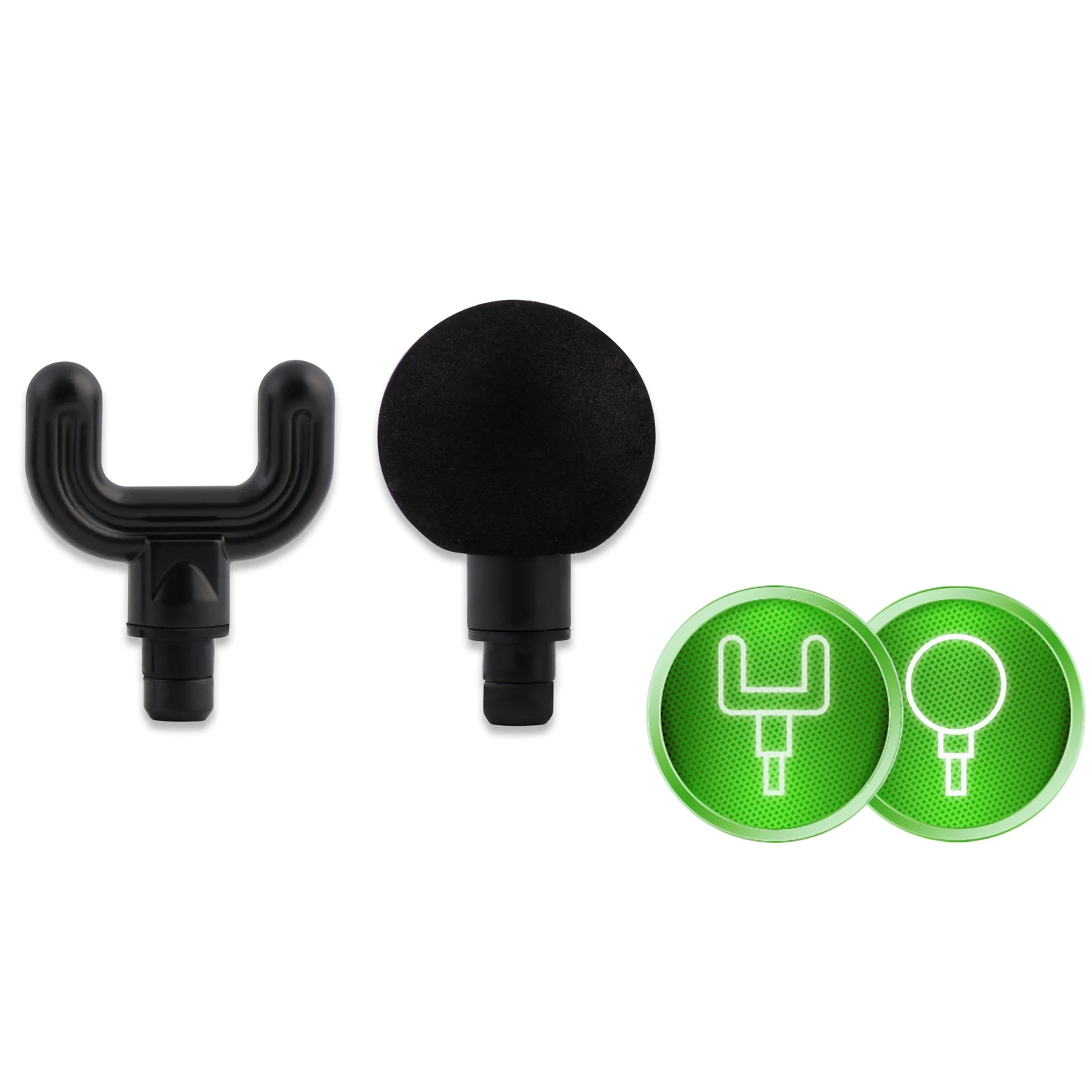 Masážna pištoľ na telo 5 nástavcov NS-502 Neo-sport čierna – Obrázok 6