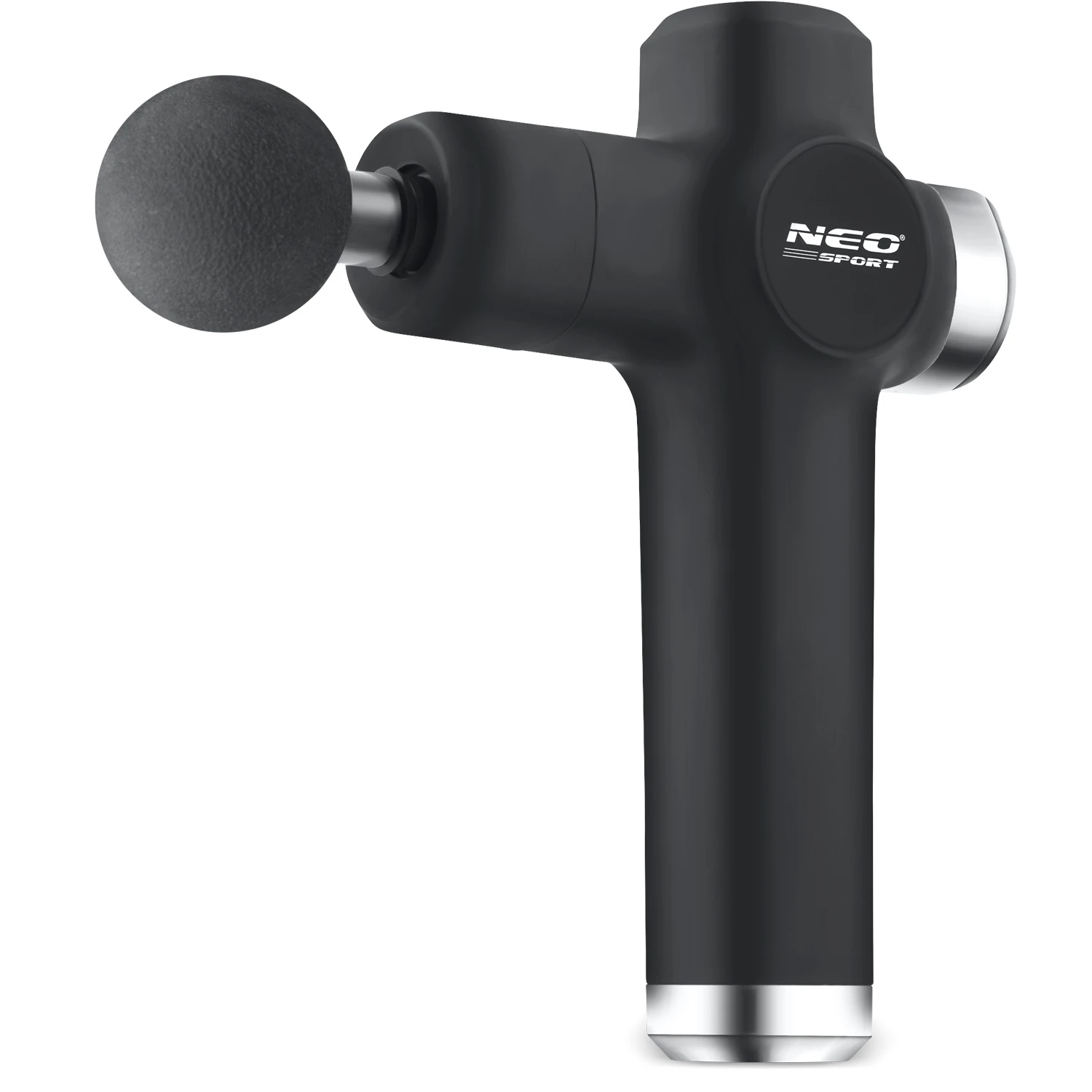 Masážna pištoľ na telo 8 nástavcov NS-501 Neo-sport čierna – Obrázok 11