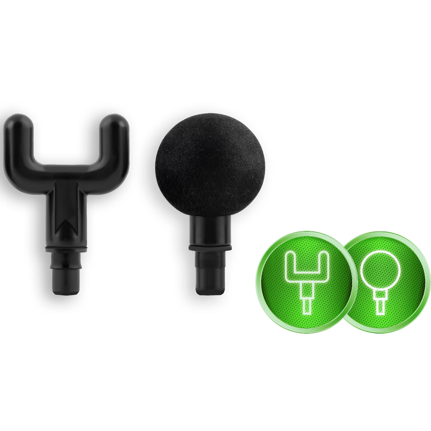 Masážna pištoľ na telo 8 nástavcov NS-501 Neo-sport čierna – Obrázok 7