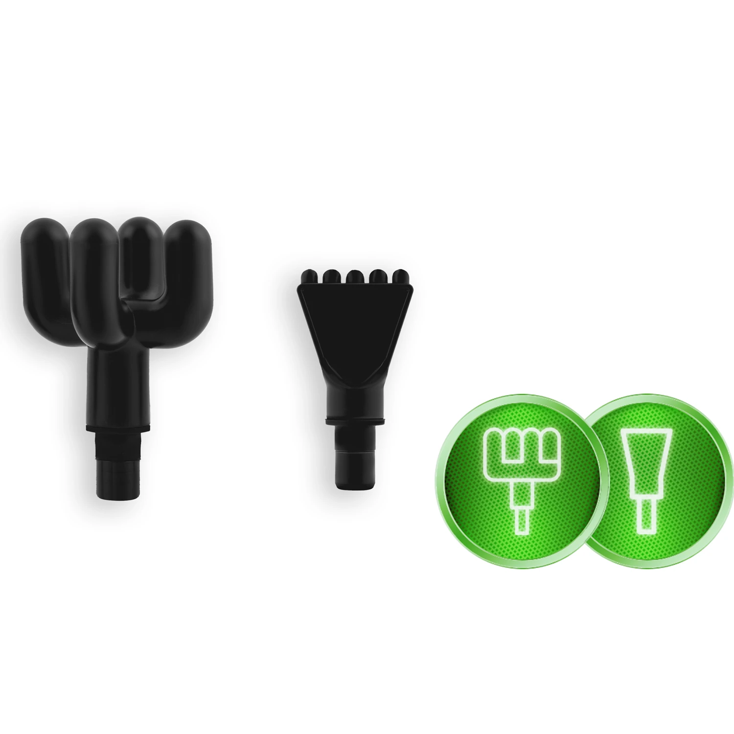 Masážna pištoľ na telo 8 nástavcov NS-501 Neo-sport čierna – Obrázok 5