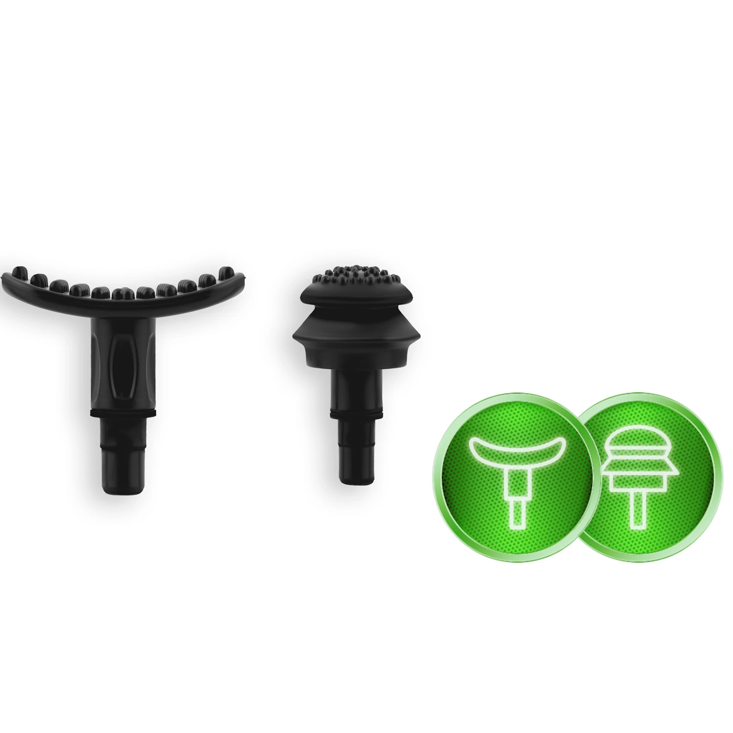 Masážna pištoľ na telo 8 nástavcov NS-501 Neo-sport čierna – Obrázok 4