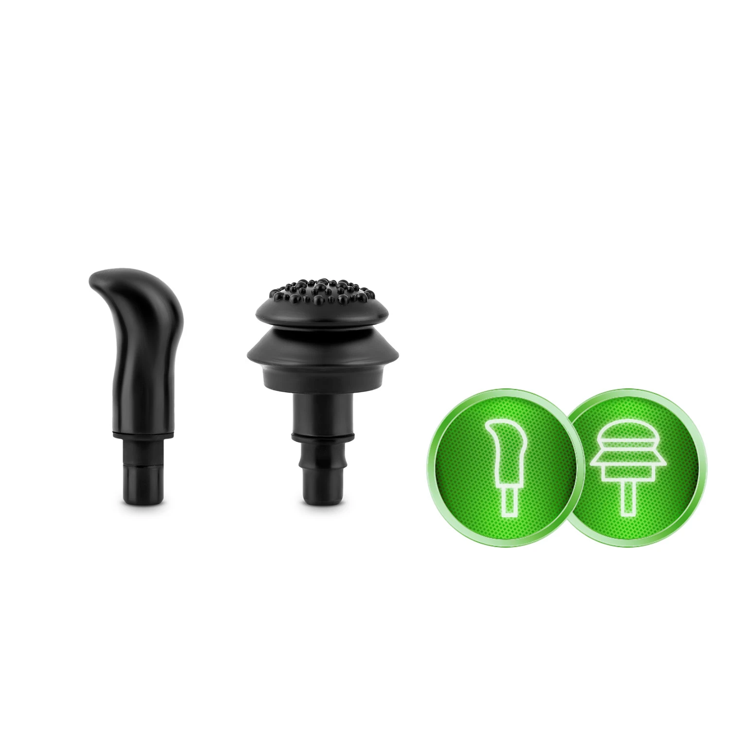 Masážna pištoľ na telo 8 nástavcov NS-500 Neo-sport čierna – Obrázok 6