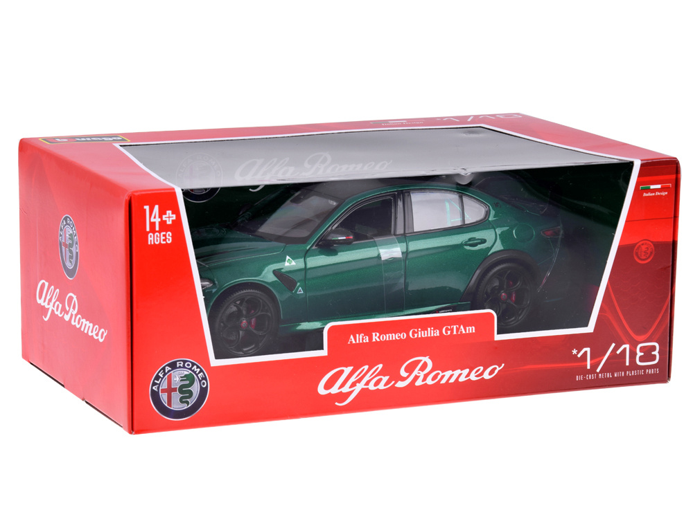Auto Alfa Romeo Giulia GTAm Quadrifoglio zberateľský model 1:18 ZA5990 – Obrázok 2